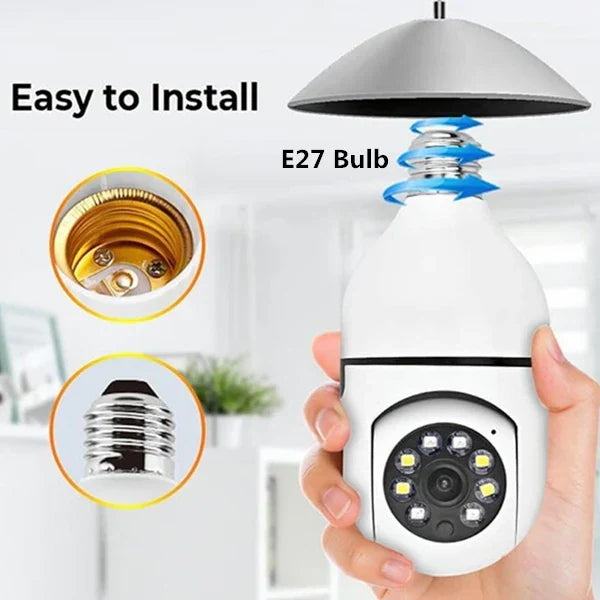 SmartBulb Security Camera - 360 Degree Hd 1080P - YN