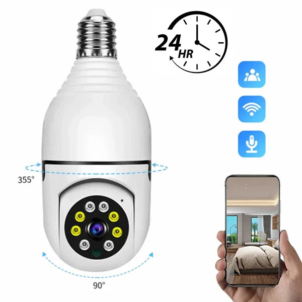 SmartBulb Security Camera - 360 Degree Hd 1080P - YN